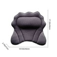 thumbnail image 3 of PONPRNGY Bath Pillow Bathtub Pillow, Luxury Bath Pillows for Tub Neck and Back Support, Bath Tub Pillow Headrest with Soft Mesh Fabric and Non-Slip Suction Cups, Relaxing Bath Accessories, 3 of 6