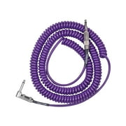 Lava Retro Coil 20-Foot Silent Instrument Cable Straight-Right Angle, Assorted Colors Purple