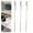 Pink,Blue,Beige, variant on Silicone Straw Cleaning Brush 11. Inch - Reusable Bendable Cleaner for Metal Glass Straws & Tumblers, with Hanging Ring, Extra Long Pipe Cleaner (1 PCS)