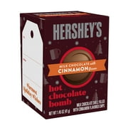 HERSHEY'S, Milk Chocolate with Cinnamon Flavor Hot Chocolate Bomb, 1.45 oz, Gift Box