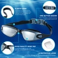 thumbnail image 5 of Ochapa Swim Goggles - Swimming Goggles, Pack of 2 Professional Anti Fog No Leaking UV Protection Wide View Swim Goggles for Women Men Adult, 5 of 7