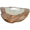 thumbnail image 2 of A&B Home Teak Decorative Bowl - Teak, Pearl-Color:Teak,Style:Classic Vintage, 2 of 2