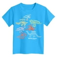 thumbnail image 4 of Gubotare Boys Shirt Toddler Oversized T-Shirt Boys Striped Short Sleeve Casual Round Neck Teens Tunic Tops Comfy Graphic Trip Daily Tops Sizes 13-14T (Sky Blue,13-14 Years), 4 of 4