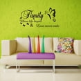 thumbnail image 6 of (Clearance) pdqouc Wall Stickers, Home Decorations for Living Room, Family Where Life Begins & Love Never Ends, Letters for Wall Decor Word Sticker Decal Peel and Stick for Classroom Bedroom, 6 of 7