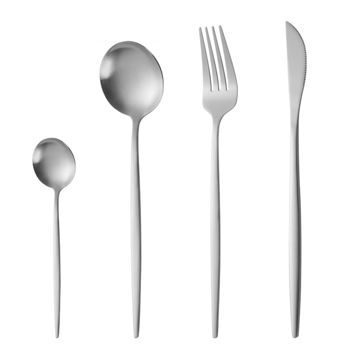Cutlery Set for 2, Stainless Steel Utensil Sets, Flatware Sets, Forks