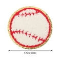 thumbnail image 2 of KAKOWELY 4Ud Parches De Béisbol Para Ropa Multicolor Resistentes Para Decorar Abrigos Y Accesorios, 2 of 6