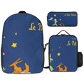 thumbnail image 1 of Le Petit Prince Backpack School Warrior Gear Durable Bookbag with Energy Lunch Kit, 1 of 5
