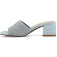 thumbnail image 2 of Journee Womens Shilin Slip On Knit Dress Sandals, 2 of 9