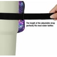 thumbnail image 4 of WIRESTER Water Bottle Pouch for Stanley 40oz 30oz 20oz, Tumbler Pouch with Pocket, Stanley Accessories for Gym, Sport, Outdoor, Men, Women - Purple Nebula Galaxy, 4 of 7