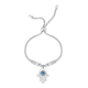thumbnail image 1 of Pulsera De Fátima Malubero Ojos Turcos Plateada, 1 of 3