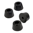 thumbnail image 4 of Sam&Johnny 4 protectores redondos de patas de goma para tocadiscos de audio, altavoces, CD, guitarra, receptores AV, cine en casa, patas de goma para muebles, color negro, 4 of 5