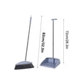 thumbnail image 3 of kkbbma Long Handle Broom And Dustpan Squeegee Set, 45-Degree Angle Floor Squeegee Broom, Heavy Duty Lobby Kitchen Broom, Long Handle Dustpan For Office Home Hotel Bar Study Floor Cleaning, 3 of 9