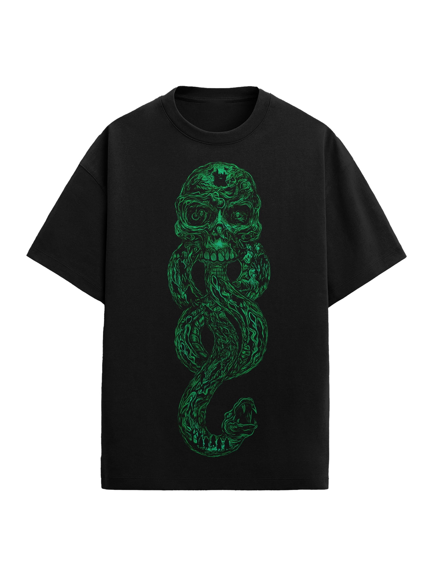 Harry Potter, Men's & Big Men's Graphic T-Shirt, Death Eater Skull, Sizes S-3XL
