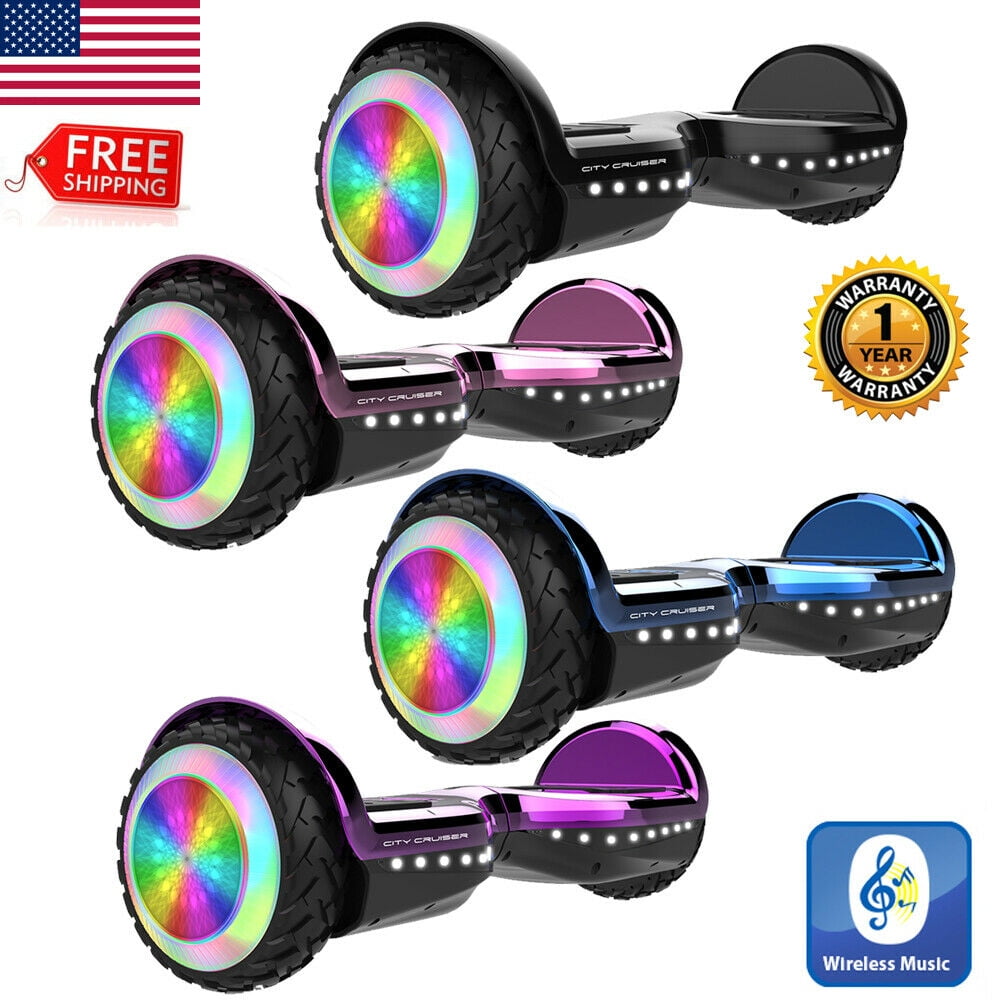 City Cruiser ES13 Electric Scooter, Self Balancing Board with Led