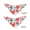 thumbnail image 6 of Kll Roosters Dog Bandanas,Triangle Reversible Pet Scarf For Small Medium Large And Extra Large Dogs-Large, 6 of 7
