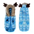 thumbnail image 1 of Ropa gruesa para mascotas, cálida y con cuello mullido, ropa para perros grandes, suéter navideño para perros con astas, ropa acolchada de algodón para invierno, 1 of 6