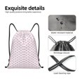 thumbnail image 4 of Gaeub Pink Paw Drawstring Backpack Bag Sport Gym Sackpack Heavy Duty String Backpack for Men Women-Medium, 4 of 6