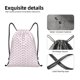 thumbnail image 4 of Fotbe Pink Paw Bolsa Mochila con Cordón Estampada, Bolsa de Gimnasio Deportiva, Bolsa Cinch, Bolsa con Cordón para Hombres y Mujeres-Medium, 4 of 6