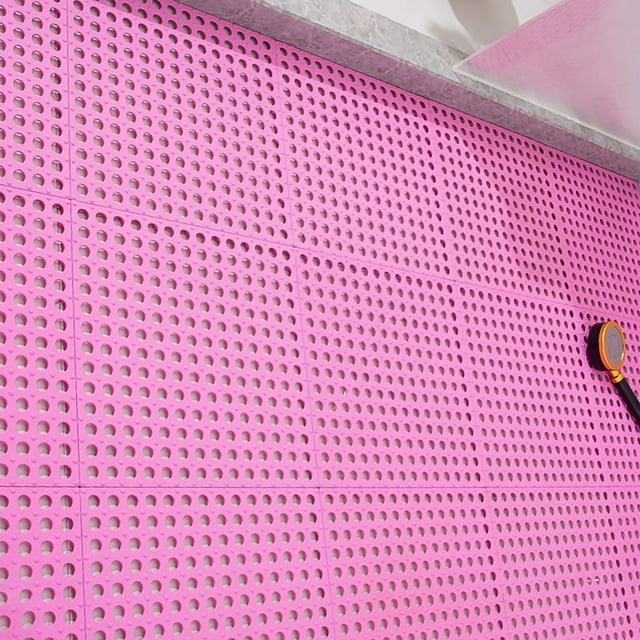 Plastic Floor Mats,10PCS Suction Cup Floor Anti Slip Mosaic Bath Mat Floor Mats Advanced Technology