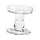 thumbnail image 4 of Portavelas de cristal transparente, candelabro de mesa, centros de mesa, portavelas de pilar, adorno para escritorio, vacaciones, decoración del S BLESIY Portavelas cónico, 4 of 8