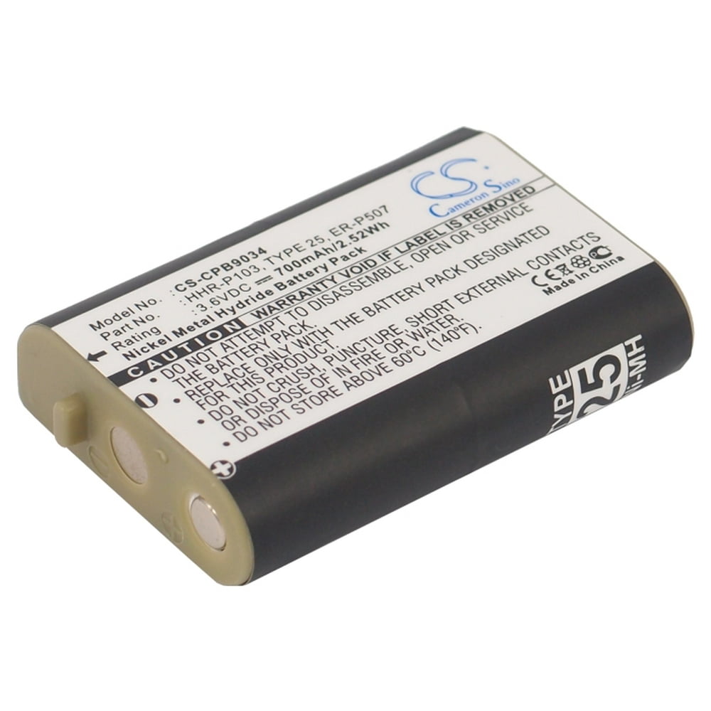 Replacement Battery for Panasonic 3.6v 700mAh Cordless Phone Battery