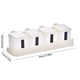 thumbnail image 3 of Juego de Frascos para Condimentos Tipo Prensa: Caja de Almacenamiento de Especias de 4 Compartimentos con Tapa de Fácil Apertura con Una Sola Mano, Plástico de Grado Alimenticio para Glutamato Monosó, 3 of 6