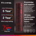 thumbnail image 4 of PET Marble Forged Carbon Fiber Textured Matte Red Vinyl Wrap Auto Car Sticker Decal Film Sheet Bubble Free Air Release Technology with Tool Kit, 4 of 8