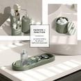 thumbnail image 4 of Hearth & Harbor 19 Piece Bathroom Sets with Shower Curtains and Bathroom Accessories, Sage Green, 4 of 8