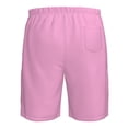 thumbnail image 6 of Naloa Rose Red Men's Beach Shorts, Surfing shorts, Swim trunks, Quick Dry Swim Trunks for Surfing Beach Fun - Large, 6 of 9
