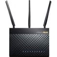 thumbnail image 3 of Asus RT-AC68U IEEE 802.11ac Ethernet Wireless Router - 2.40 GHz ISM Band - 5 GHz UNII Band - 1900 Mbit/s Wireless Speed - 4 x Network Port - 1 x Broadband Port - USB - Gigabit Ethernet - VPN Supported, 3 of 5