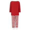 thumbnail image 3 of Hirigin Family Christmas Pajamas Matching Sets Long Sleeve Santa Letter Print Tops + Pants Set Holiday Sleepwear, 3 of 7