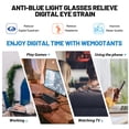 thumbnail image 4 of Gafas de lectura con bloqueo de luz azul WEMOOTANTS Square, 4 of 6