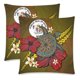 thumbnail image 1 of Fundas de almohada Niue - Yellow Turtle Tribal, 1 of 3