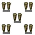 thumbnail image 3 of Greeniant 1 par de guardabarros de plástico para bicicleta de montaña, guardabarros para Dirtboard, piezas decorativas para ciclismo, camuflaje Camuflaje 5piezas Greeniant CBP135895, 3 of 6