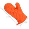 thumbnail image 2 of Oven Mitts, Premium Heat Resistant Kitchen Gloves Cotton & Polyester Quilted Oversized Mittens, New Gray, 2 of 6