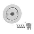 thumbnail image 5 of BUYISI Gravity Fresh Water Fill Hatch Inlet Filter With Lockable Cap For Rv Boat Camper Trailer And 40Mm Barn Connection White, 5 of 5