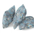 thumbnail image 3 of Plant Illusion Throw Pillow with Removable Cover in Blue Green Pink 16x16, 3 of 6