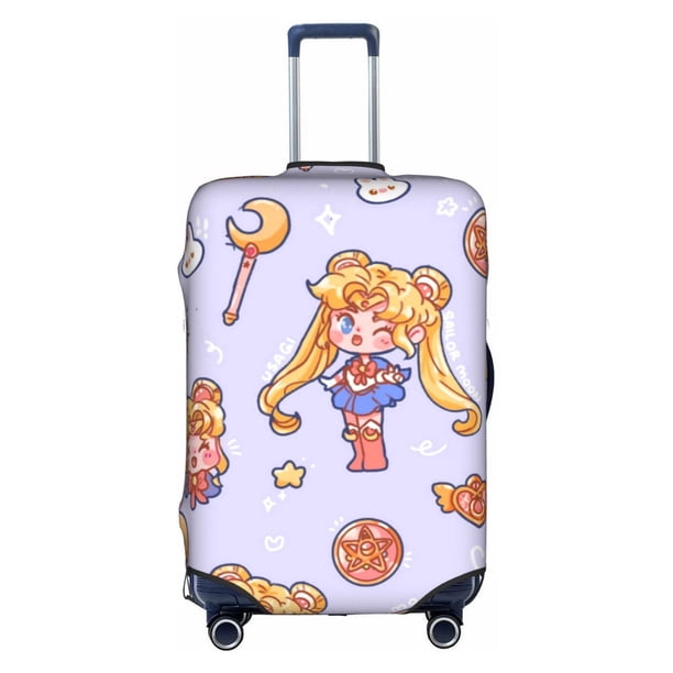 Sailor Moon 2 Cubierta De Equipaje Engrosada 18/24/28/32 Pulgadas Alta Elástica Maleta De Viaje Spandex Protectora huangjie unisex