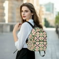 thumbnail image 6 of FORMRS Mini Backpack Purse for Women Travel Daypack Casual Shoulder Bag, Pink Symmetrical Stars, 6 of 7