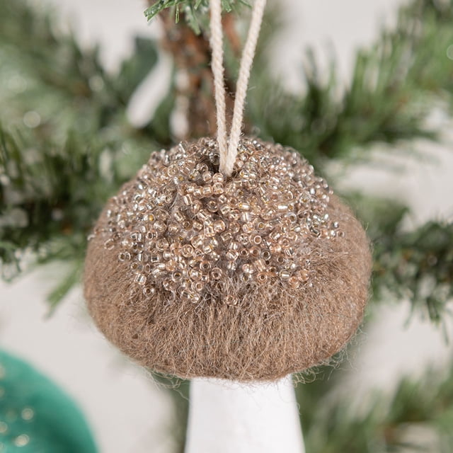 Xihbxyly Despacho de Almacén Caja Abierta Colgante Navideño, Bonito Adorno, Regalo, Decoración para Árbol de Navidad Verde y Marrón