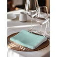 thumbnail image 6 of Linen Mint Green Cloth Napkins Set of 4 Reusable Dinner Napkins, Modern Minimalist Pure Solid Color Cocktail Napkin Washable Table Napkins for Wedding/Holiday Party/Baby Shower 20"x20", 6 of 7