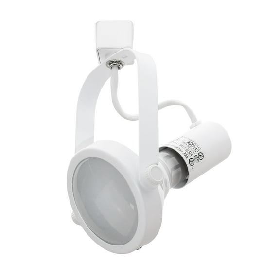 NICOR Lighting Gimbal Ring Head 75-Watt Directional Track Light Head, White (12022WH)