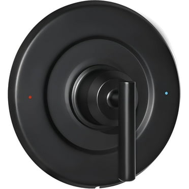 Shower Handle Replacement For Moen T2901BL Gibson Posi-Temp Valve Trim Kit，Matte Black Shower Trim Kit Shower Lever Handle（#2510 Valve Required）