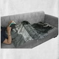 thumbnail image 6 of American Soft Flannel Fleece Throw Blanket, Nostalgic Photo of Finding Grand Canyon Peaks in National Park Cloud Print, Cozy Plush for Indoor and Outdoor Use, 60" x 80", Grey, by Ambesonne, 6 of 6