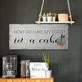 thumbnail image 2 of Stupell Industries Like My Eggs in Cake Funny Quote Cupcake Canvas Wall Art by Daphne Polselli, 2 of 6