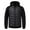 Black, variant on Rutainlusire Mens Warm Winter Hooded Puffer Jacket Padded Jackets Men Hooded Double Pocket Jacket Men's Business Casual Warm Jacket