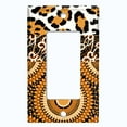 thumbnail image 5 of Metal Light Switch Plate Cover Colorful Safari African Tribal Art Pattern SFR042, 5 of 13