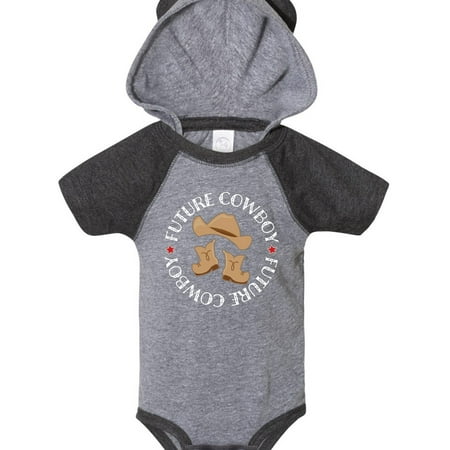

Inktastic Future Cowboy Hat and Boots Gift Baby Boy Bodysuit