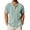 Ice Green, variant on COOFANDY Men's Casual Button Down Shirts Short Sleeve Summer Beach Shirt Fashion Camp Tops Cream