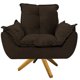 thumbnail image 1 of Sillón Odette base giratoria - Café oscuro WEIK Odette, 1 of 5